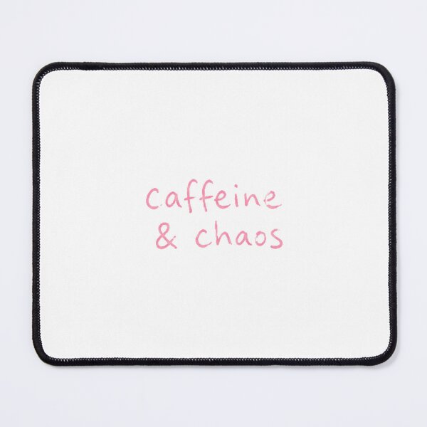 Item preview, Caffeine & Chaos – Funny Coffee Quote designed and sold by elwinadonburg.