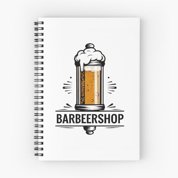 Item preview, Funny Barbeershop Beer Mug Barber Pole Vintage Parody Art  designed and sold by RareVisuals.