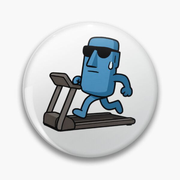 Item preview, Running Moai with Sunglasses designed and sold by Ent-Egg.