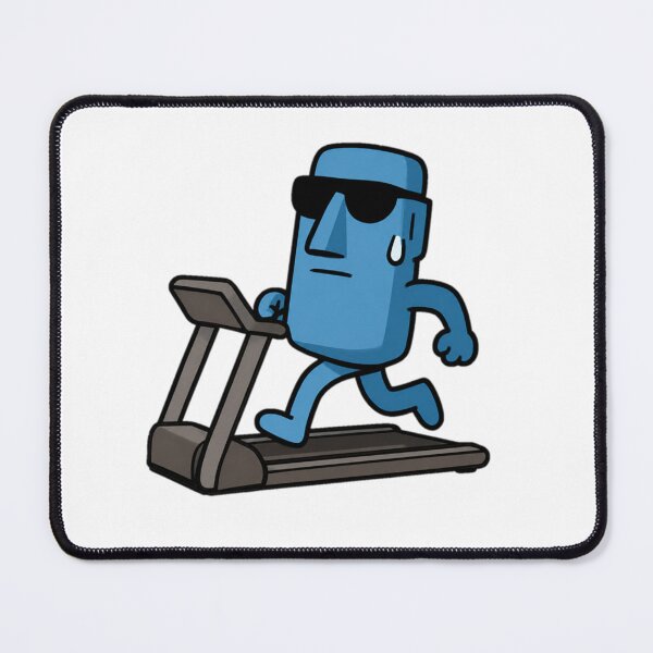 Item preview, Running Moai with Sunglasses designed and sold by Ent-Egg.