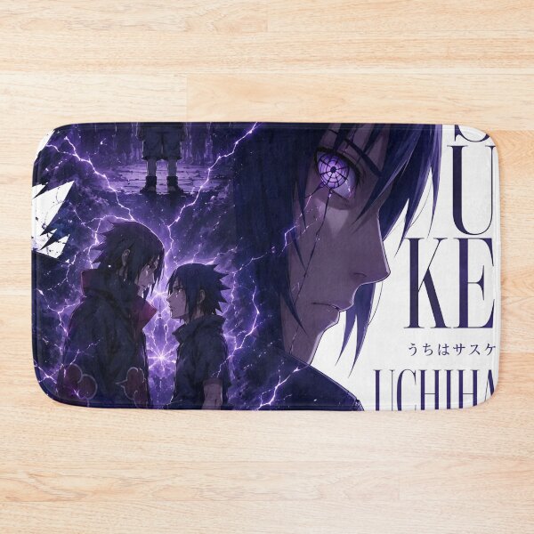 Item preview, Sasuke Uchiha Poster | Naruto Shippuden Anime Wall Art | Rinnegan & Sharingan Purple Aesthetic Print | Uchiha Clan Artwork designed and sold by Dyan4.