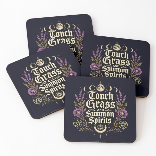 Item preview, Touch Grass And Summon Spirits Shirt Funny Witchcore Tee designed and sold by maxiprom.