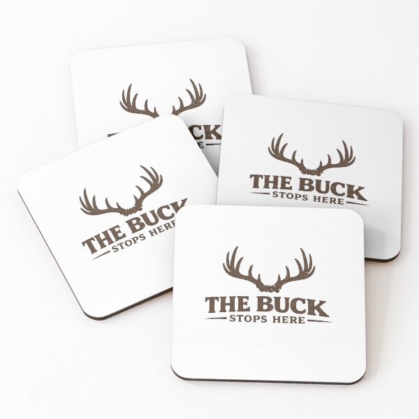 Item preview, The Buck Stops Here Hunting Design designed and sold by EastEndTownie.