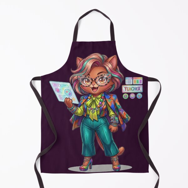 Item preview, Cute Cat Teacher Science Fashion Art Toy designed and sold by ChaEmm_Studio.