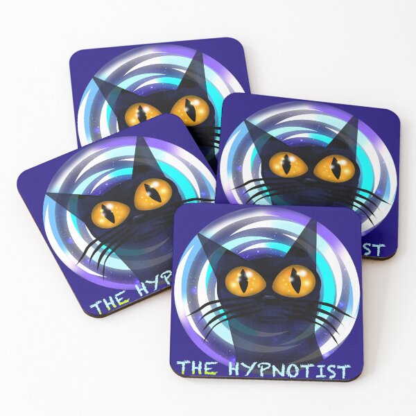 Item preview, Black Cat with Hypnotic Eyes designed and sold by Andrew  Hitchen.