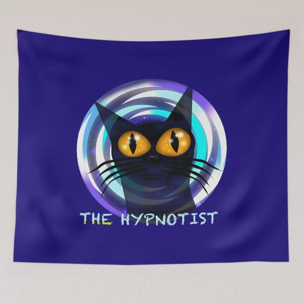 Item preview, Black Cat with Hypnotic Eyes designed and sold by Andrew  Hitchen.