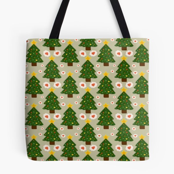 Item preview, ⁠Minimalist Christmas Tree Seamless Pattern Geometric Winter Pine Texture designed and sold by Teenidesign .