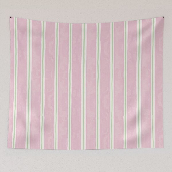 Item preview, Pink & Green Stripe designed and sold by Sable Designs.