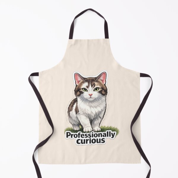 Item preview, Funny Professionally Curious Cat Meme Design designed and sold by StoryVibes.