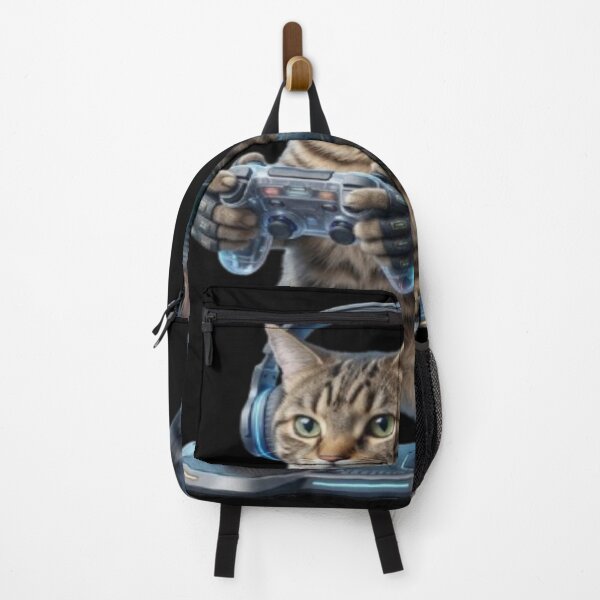 Item preview, Gaming Cat with Headset and Controller designed and sold by DailySparks.