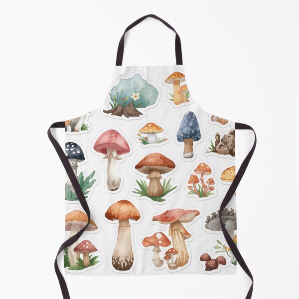 Item preview, Cute Watercolor Mushroom Sticker Pack Aesthetic Cottagecore Art designed and sold by Luna-Flow.