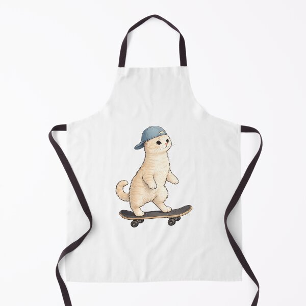 Item preview, Cute Skateboarding Cat designed and sold by afr-saad.