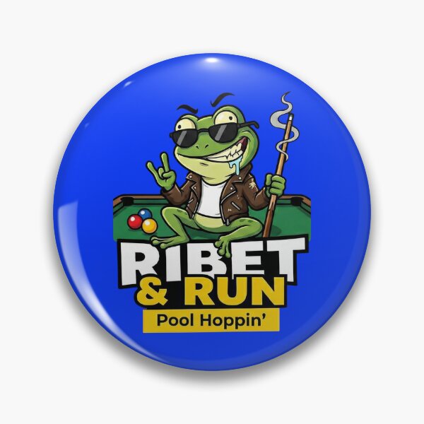 Item preview, Funny Frog Billiards Ribet and Run designed and sold by Majnon8bp.