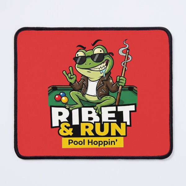Item preview, Funny Frog Billiards Ribet and Run designed and sold by Majnon8bp.