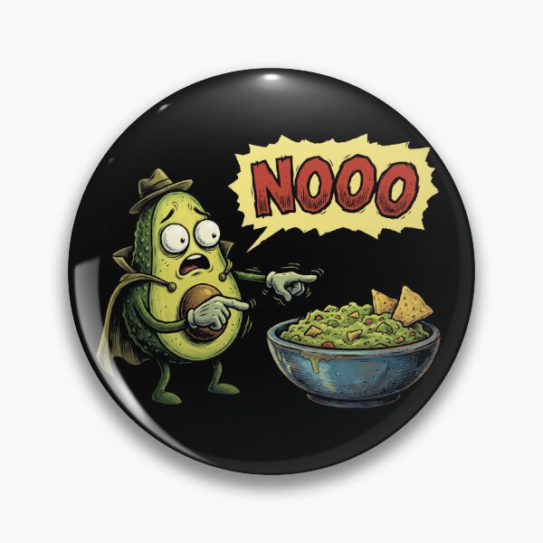 Item preview, Funny Avocado Guacamole Nooo Comic Shirt designed and sold by TeNovaStudio ⭐⭐⭐⭐⭐.