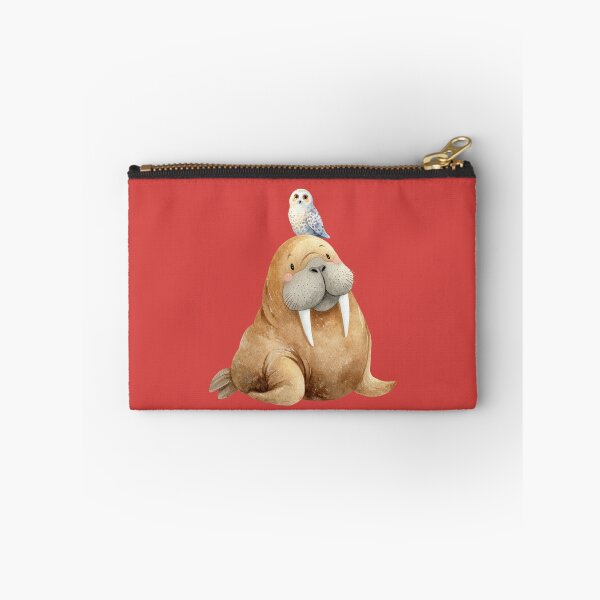 Item preview, Cute Walrus and Snowy Owl Watercolor Illustration - Arctic Animal Friends  Nursery Art designed and sold by PAPIRO SIGLO XXI.