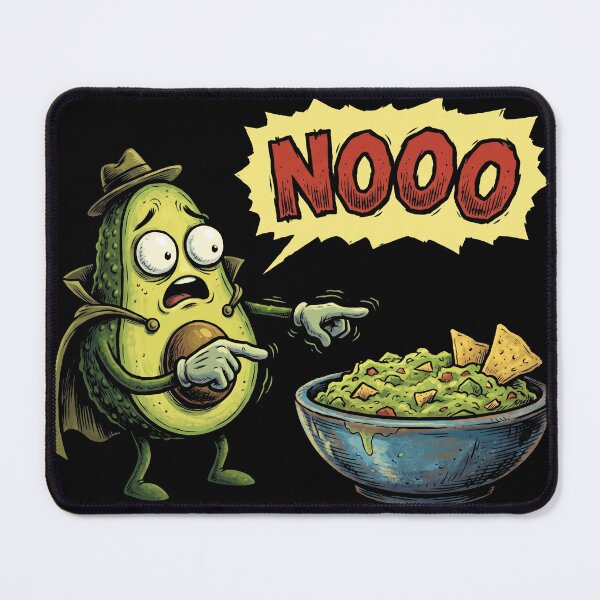Item preview, Funny Avocado Guacamole Nooo Comic Shirt designed and sold by TeNovaStudio.