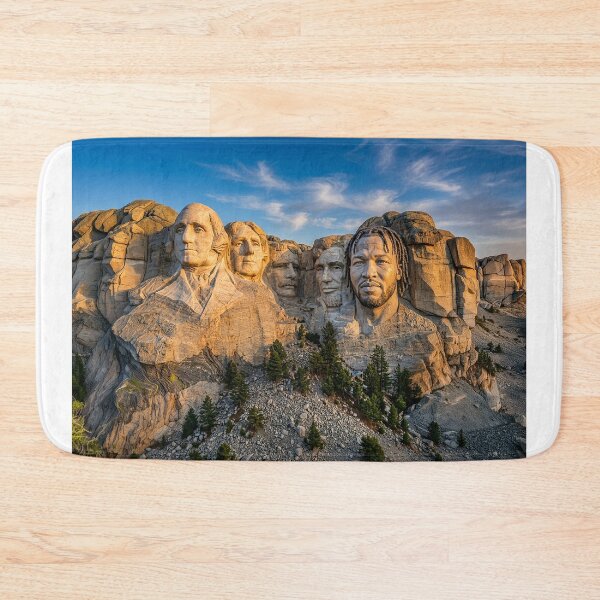 Item preview, Jalen Brunson MVP Added To Mt. Rushmore designed and sold by Home Decor Art.