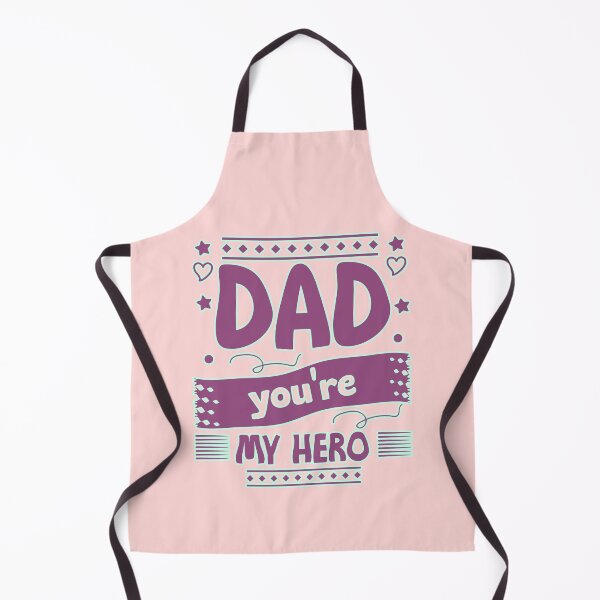 Item preview, Dad You're My Hero Funny Father Birthday Gift Typography designed and sold by creativerooney.