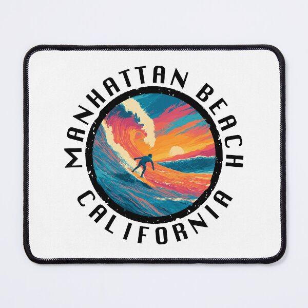 Item preview, Manhattan Beach – California (with Black Lettering) designed and sold by VelvetRoom.