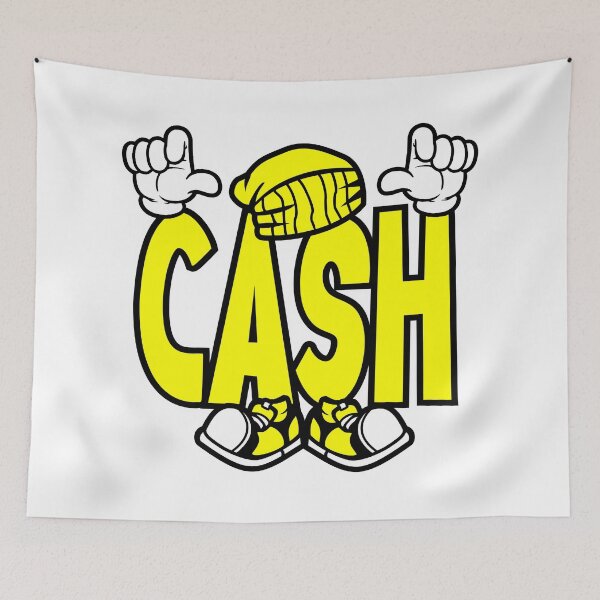 Item preview, Cash - ICONIC Cartoon Character Bold Retro designed and sold by NFTWords.