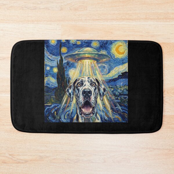 Item preview, Great Dane Starry Night UFO Van Gogh Art Dog Selfie Lover designed and sold by Kimberley King Art  King Art.