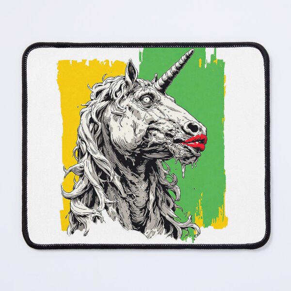 Item preview, Undead Zombie Unicorn Dripping Horror Street Art designed and sold by ChaoticZenStudio.