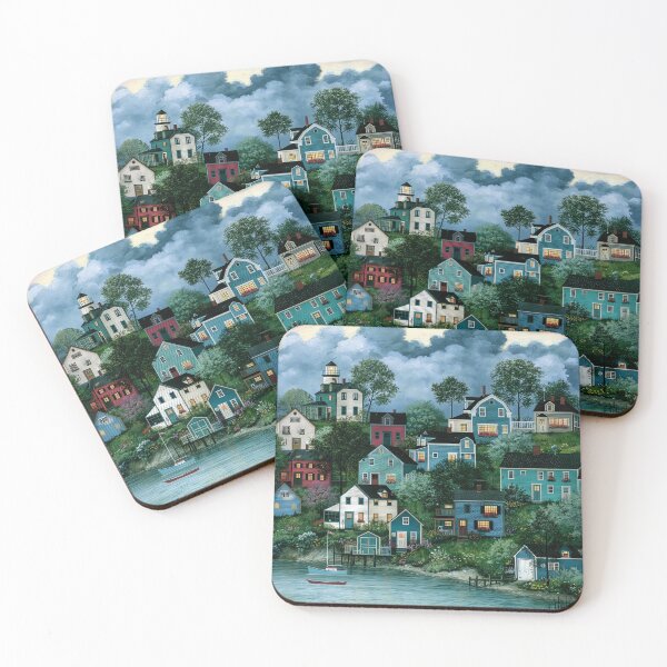 Item preview,  Coastal Town at  Stormy Dawn designed and sold by Blue Horse Photo Magic.