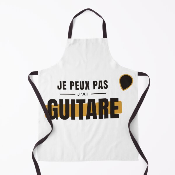 Item preview, I Can't, I Have Guitar | Humorous Guitarist T-shirt designed and sold by Deviens Guitariste.