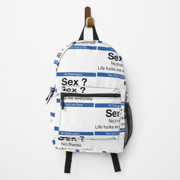 Item preview, Hi Chekugara Sex? No Thanks Life Fucks Me Everyday You Only Live Once designed and sold by issan-exe.