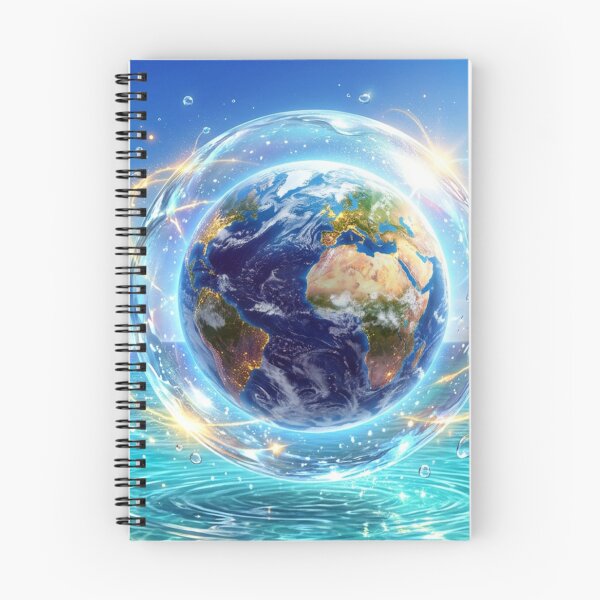 Item preview, Floating Earth above ocean worlds designed and sold by Sigtrix.