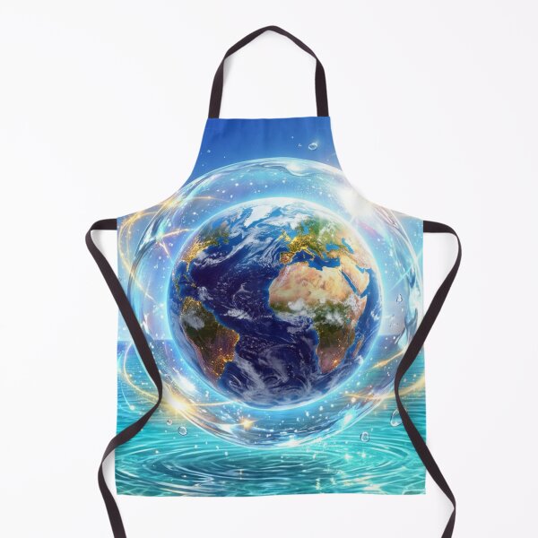 Item preview, Floating Earth above ocean worlds designed and sold by Sigtrix.