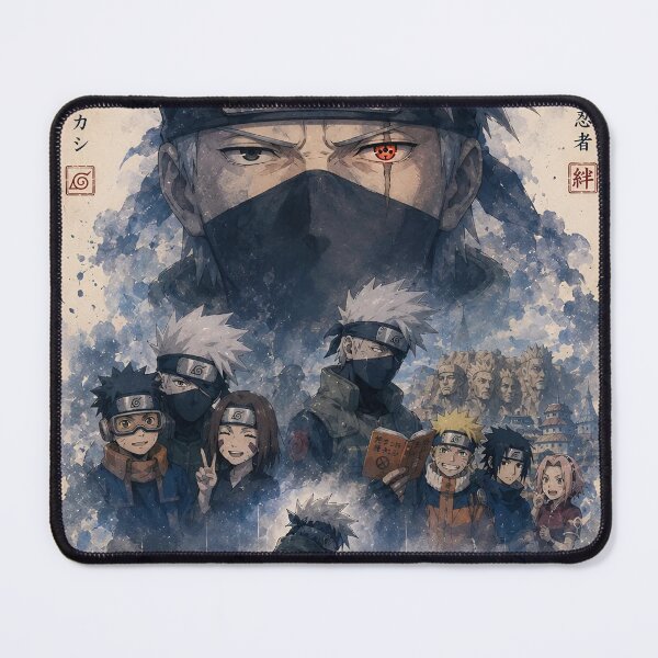 Item preview, Kakashi Hatake Poster | Copy Ninja Anime Wall Art | Naruto Shippuden Sharingan Artwork | Team 7 Manga Print designed and sold by Dyan4.