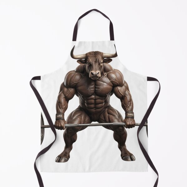 Item preview, Gym Bull Bodybuilder Lifting Heavy Barbell Fitness designed and sold by BULLcompany.
