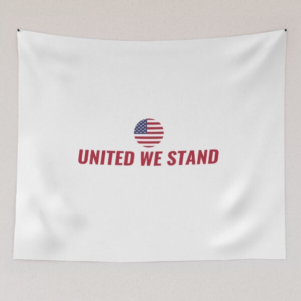 Item preview, UNITED WE STAND – American Flag Fan Gear (Tee, Cap, Sticker, Mug) | Uncle Jichuan designed and sold by Uncle-Jichuan.