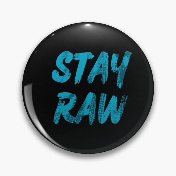 Item preview, Stay Raw Vintage Brush Lettering Graphic | Bold Motivational Typography T-Shirt designed and sold by Lynn Creates.