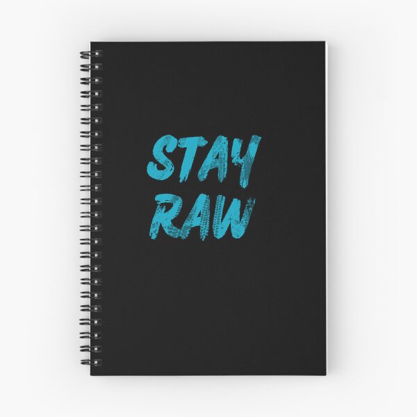 Item preview, Stay Raw Vintage Brush Lettering Graphic | Bold Motivational Typography T-Shirt designed and sold by Lynn Creates.