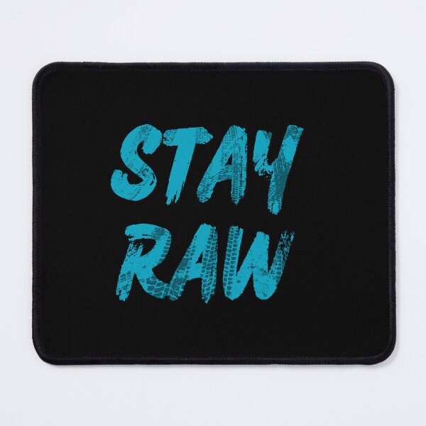 Item preview, Stay Raw Vintage Brush Lettering Graphic | Bold Motivational Typography T-Shirt designed and sold by Lynn Creates.