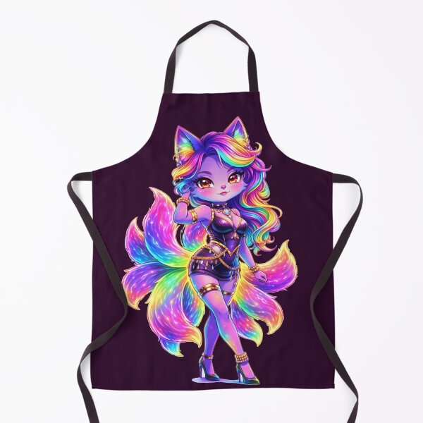 Item preview, Neon Nine Tailed Fox Idol Fashion Art Toy designed and sold by ChaEmm_Studio.
