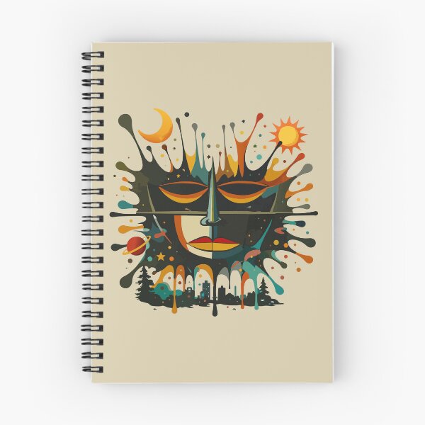 Item preview, Cosmic Abstract Face – Surreal Art designed and sold by zoliartdesign.