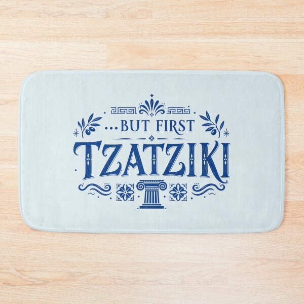 Item preview, But First Tzatziki - Greek Funny Food Quote designed and sold by FutureTraveller.