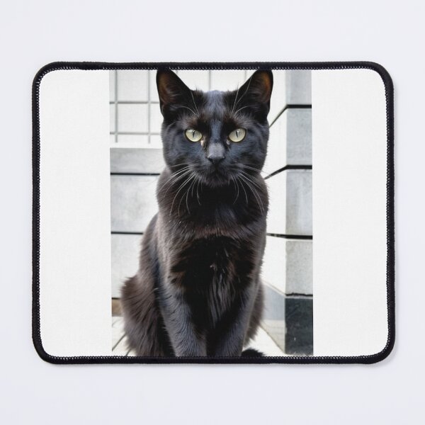 Item preview, Animals - Elegant Black Cat, Close-Up Feline Portrait designed and sold by DoodyPets.
