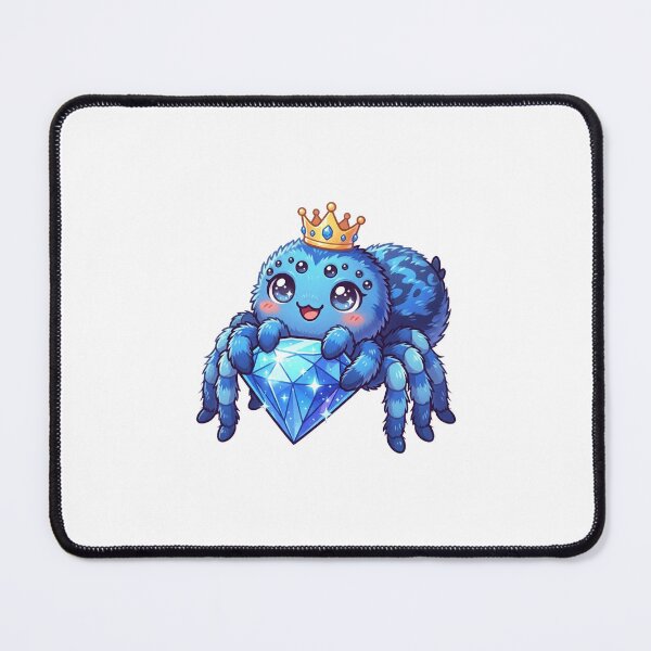 Item preview, Cute Chibi Gooty Sapphire Spider Gem Cartoon designed and sold by DuckOddity.