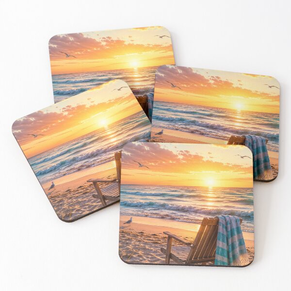 Item preview, Sunrise Serenity – A Quiet Morning by the Sea designed and sold by PaulKlor.