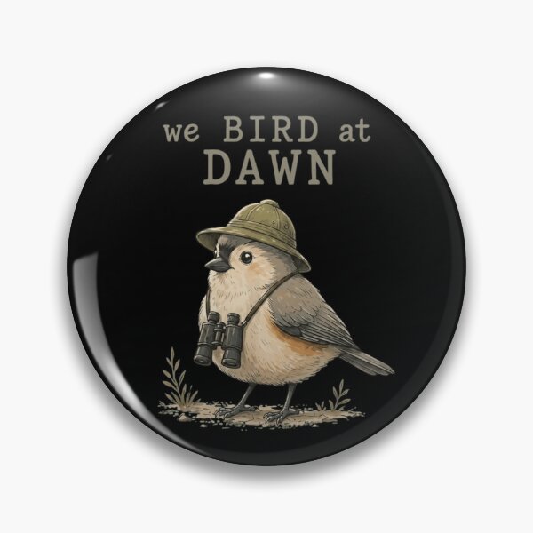 Item preview, We Bird At Dawn - Cute Birdwatching Adventurer Illustration designed and sold by haitrieuic96.