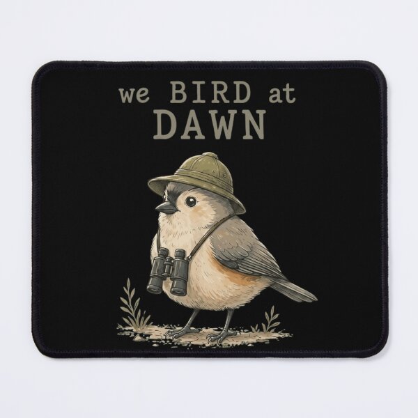 Item preview, We Bird At Dawn - Cute Birdwatching Adventurer Illustration designed and sold by haitrieuic96.