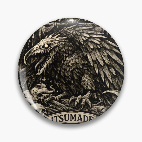 Item preview, Itsumade - Legendary Yokai Raven Dragon Under the Blood Moon designed and sold by ElmAlasateer.