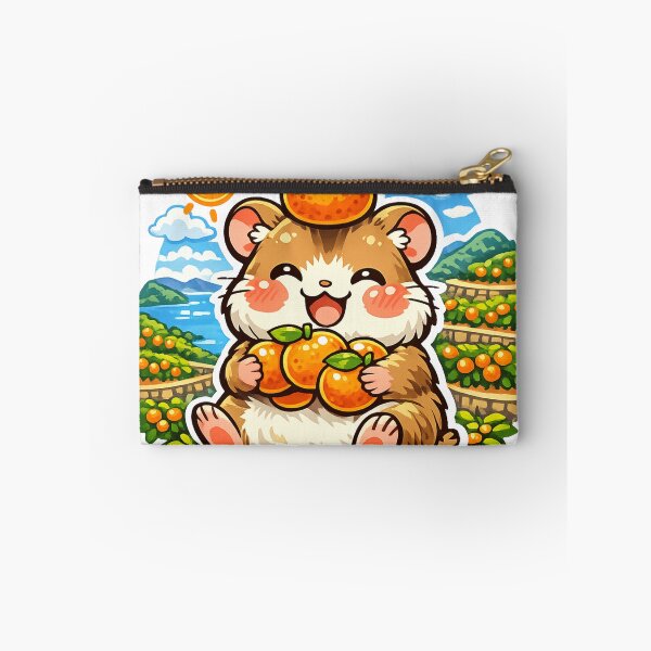 Item preview, Ehime Mikan Hamster Sticker – Kawaii Japanese Citrus Orchard Animal Design designed and sold by kawaii animal store (in Japan).