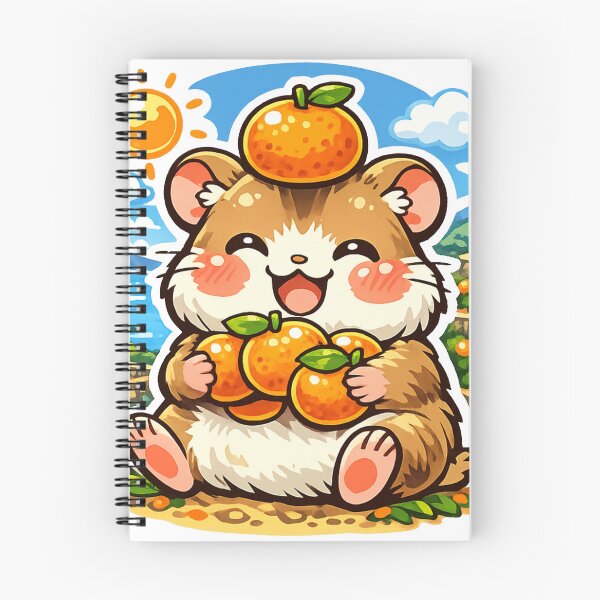 Item preview, Ehime Mikan Hamster Sticker – Kawaii Japanese Citrus Orchard Animal Design designed and sold by kawaii animal store (in Japan).