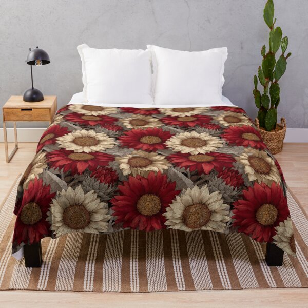 Item preview, Lush Sunflower Floral - Flower Bouquet Pattern - Best Gifts For Women designed and sold by RoyalStarsPatts.
